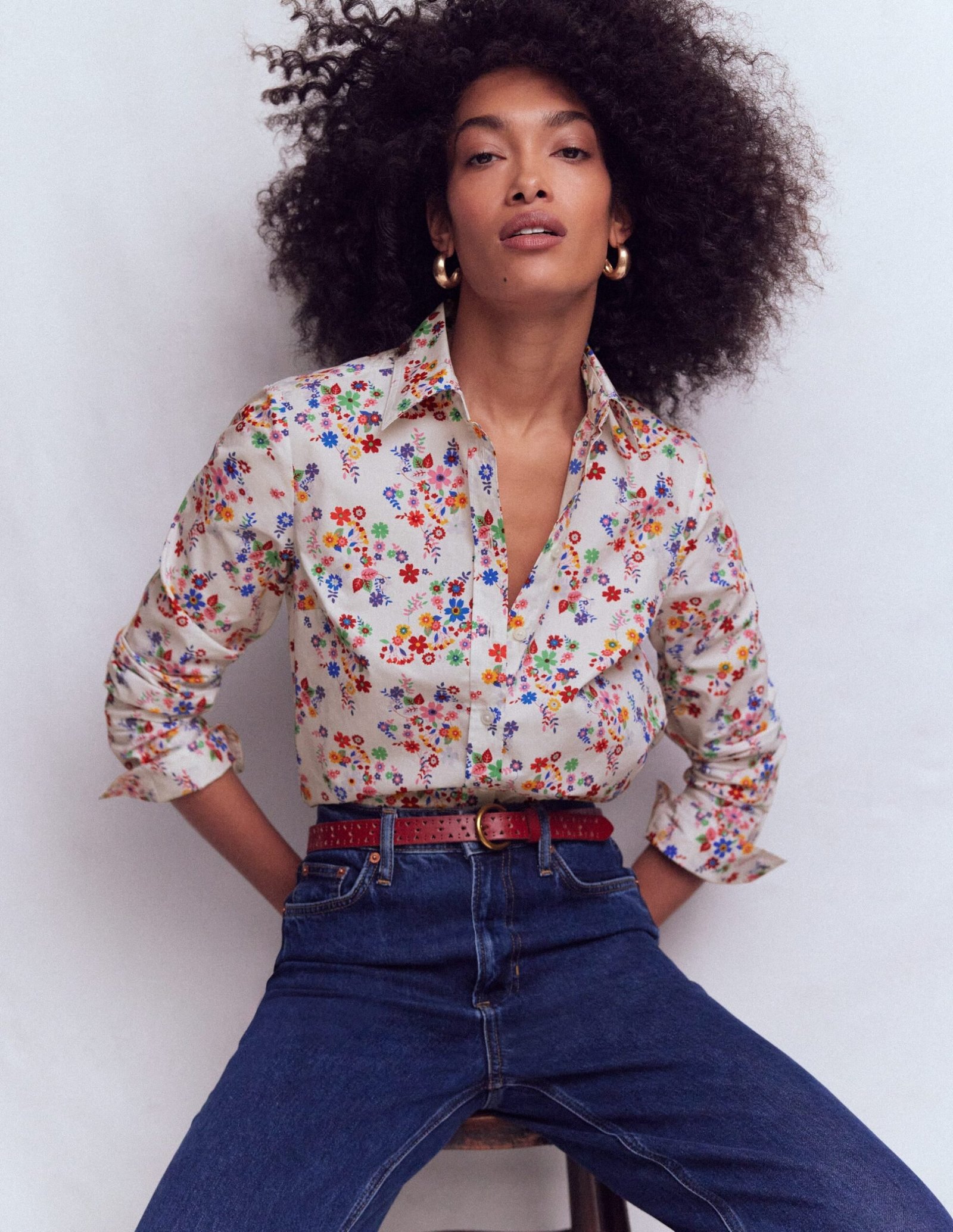 Women's Casual Cotton Blouse